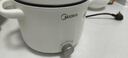 美的（Midea）电煮锅 泡面火锅宿舍小电锅 电蒸锅 多功能家用电热锅 2.6L蒸煮一体 小型2-3人用 配带蒸笼XZE2076 实拍图
