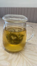 物生物（RELEA）玻璃杯男女士茶水分离杯耐高温办公泡茶杯带把高硼硅水杯花茶杯子 实拍图
