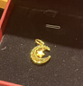 周大福星星揽月星月织梦黄金吊坠女约2.4g EOF1634生日礼物 实拍图