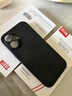世咏（SHIYONG）适用苹果17手机壳 iphone17保护套全包超薄防摔轻奢羊巴皮简约国风小羊皮男女款 黑色 实拍图