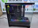 玩嘉境界V2黑 315°全景海景房电脑机箱 （三面玻璃/ARGB灯条/EATX/ATX/MATX主板/360水冷/背插 实拍图