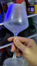 青苹果红酒杯2只装 水晶玻璃勃艮第葡萄酒杯高脚杯468ml 实拍图