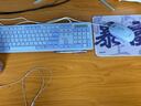 联想（Lenovo）有线键鼠套装TL21 巧克力按键 有线键盘鼠标 USB 商务电脑办公键盘 笔记本台式机一体机键盘 紫色 实拍图