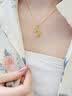 梵哲诗正品山茶花平安扣项链女士生款2026新款轻奢高级感生日礼物送女友 【七仓发货】白金色/山茶花平安扣项链 实拍图