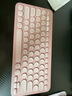 罗技（Logitech）时尚系列K390无线蓝牙键盘 超薄便携  K380升级版 沙色 79键 实拍图