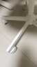 宜家（IKEA）LOBERGET洛贝里特马尔夏转椅办公椅家用椅子靠背椅电脑椅 白色转椅+深灰椅垫 实拍图