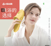 科柔（KENROLL）男女专业防滑浴室轻薄透气居家洗澡凉拖鞋 奶酪黄 39-40(250mm) 实拍图