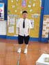 海妈家童装【100%棉】男童短袖衬衫儿童夏装2026新款学院风男孩白色衬衣 实拍图