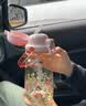 希乐大容量tritan运动水杯夏季女吸管杯学生户外便携随手杯520ml 实拍图