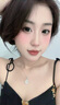 Tsful项链女玉佛大肚佛公吊坠高级感925银锁骨链生日送女生礼物实用 【笑口佛公】玉髓项链（925银） 实拍图