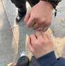BJYLS999足银戒指男士纯银戒指环尾戒高级感小众设计男生日礼物送男友 山峦S999单戒【品牌蝴蝶礼盒】 实拍图