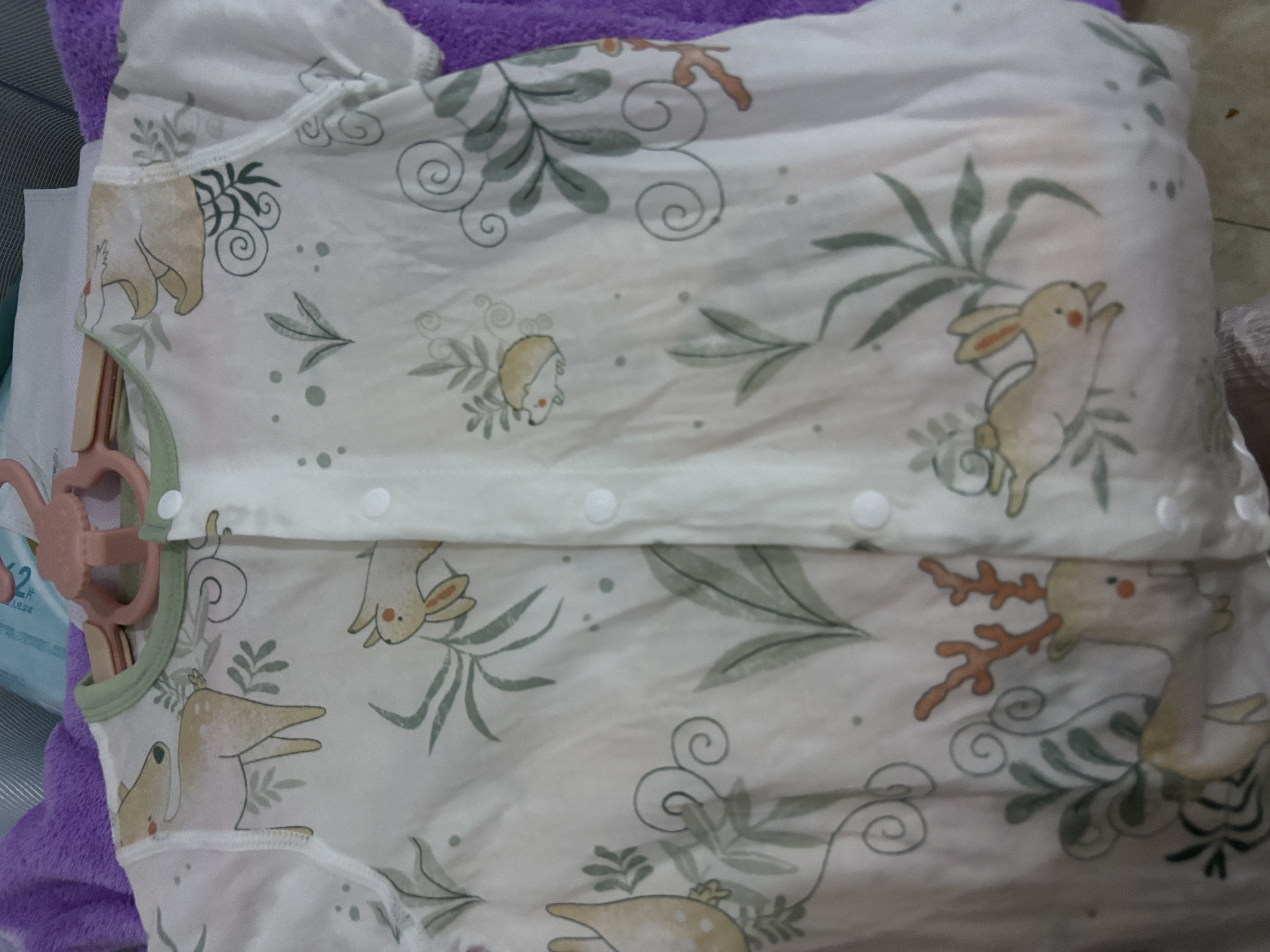 贝肽斯婴儿衣服夏季薄男女宝宝连体衣纯棉新生儿哈衣爬服短袖睡衣空调服 实拍图