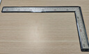 得力（deli）不锈钢拐尺钢角尺L型尺木工直角90度尺双面刻度150x300mm 实拍图
