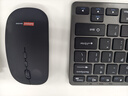 联想（Lenovo）无线蓝牙键盘鼠标套装可充电轻薄便携商务办公电脑iPad平板mac通用剪刀脚无线键盘无线键鼠套装 P211-灰黑色-键鼠套装【键鼠共用1个接收器】 无线蓝牙双模 实拍图
