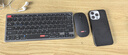 联想（Lenovo）无线蓝牙键盘鼠标套装可充电轻薄便携商务办公电脑iPad平板mac通用剪刀脚无线键盘无线键鼠套装 P211-灰黑色-键鼠套装【键鼠共用1个接收器】 无线蓝牙双模 实拍图