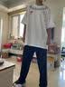 依如风纯棉短袖T恤男款夏季半袖上衣服潮牌美式风重磅十字架印花高街潮 白色 （重磅精梳棉） XL （120-140斤收藏加购优先发货） 实拍图