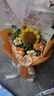 【针织向日葵花束】毛线花成品创意手捧实用送女友生日七夕节礼物 编织向日葵-橙 实拍图