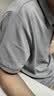 杰克·琼斯（JACK&JONES）26年新款polo衫男士夏季撞色翻领商务休闲刺绣logo短袖T恤男装 浅灰C39 M 175 实拍图