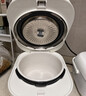 东芝（TOSHIBA）【价保618】小白露风冷电压力锅 5L 4-8人高压锅家用IH锁鲜0排气 纯钛0涂层+陶瓷双胆PC-50MXVC 实拍图