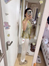 自由系白色醋酸缎面阔腿裤女2026新款爆款夏季薄款冰丝裤国风新中式裤子 实拍图