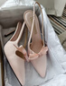 CHARLES&KEITH缎面蝴蝶结尖头高跟凉鞋女生日礼物送女友CK1-60361556 Light Pink浅粉色 37 实拍图