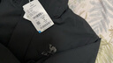 骆驼（CAMEL）薄绒风衣女户外防泼水修身梭织外套 J23CAYL6066 幻影黑 XL 实拍图