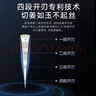 OOU鹤Pro菜刀套装家用厨房刀具全套厨师专用刀具套装高碳钢切菜刀剪刀水果刀六件套白色 实拍图