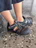 CROCS卡骆驰经典洞洞鞋男鞋一脚蹬女鞋沙滩鞋拖鞋|10001 黑色-001(含智必星) 36 /37(220mm) 实拍图