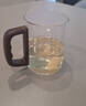 泥也玻璃杯茶杯水杯子玻璃茶杯男士泡茶专用玻璃水杯带把手绿茶马克杯 实拍图