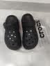 卡骆驰（CROCS）经典泡芙Clog男女一脚蹬懒人沙滩鞋 CR207521-001 38 实拍图