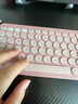 罗技（Logitech）时尚系列K390无线蓝牙键盘 超薄便携  K380升级版 沙色 79键 实拍图