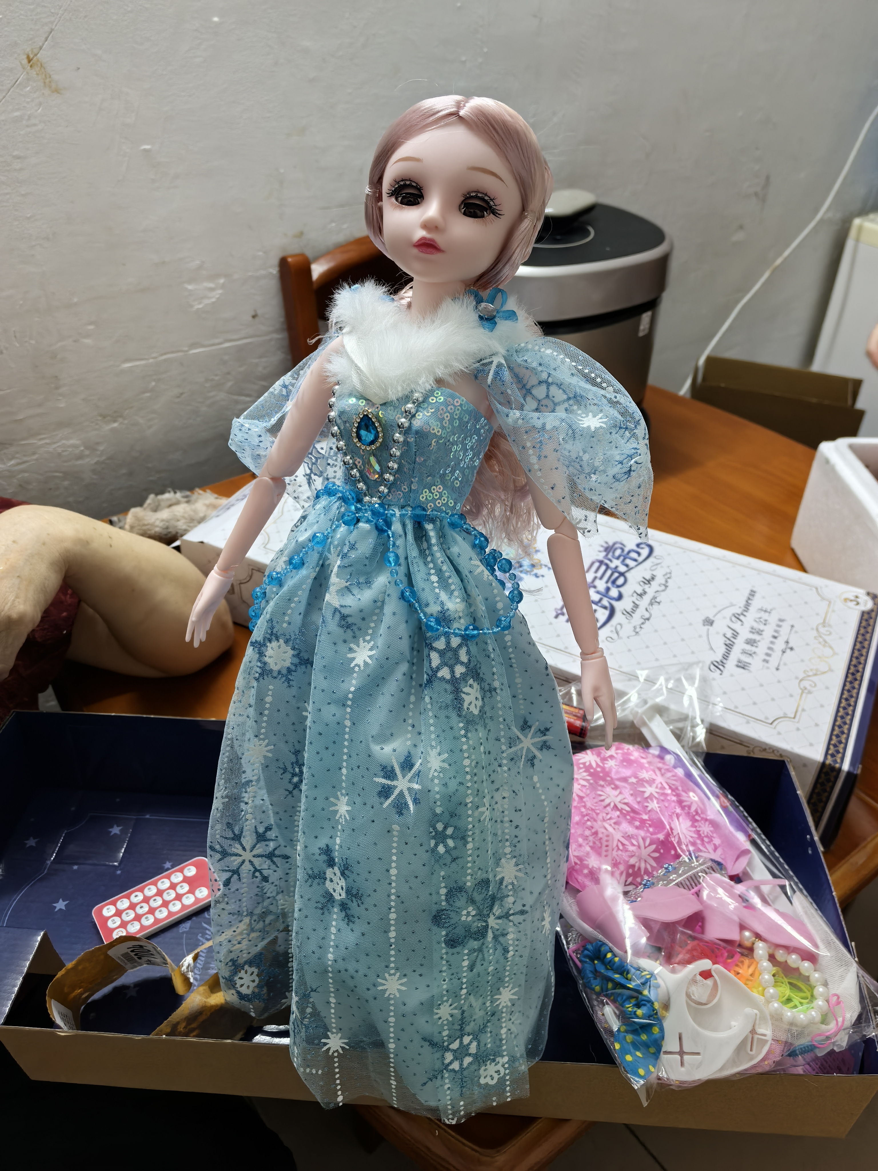 尔苗芭蕾裙无比好看换装洋娃娃玩具女孩爱艾莎公主智能对话生日礼物 60cm-艾丽莎公主-对话版【京仓发货】 实拍图