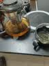 【京东物流】茶壶套装整套茶具大容量玻璃茶杯带滤网耐高温泡茶具 1000ML一壶+四杯套装【无茶盘】 实拍图