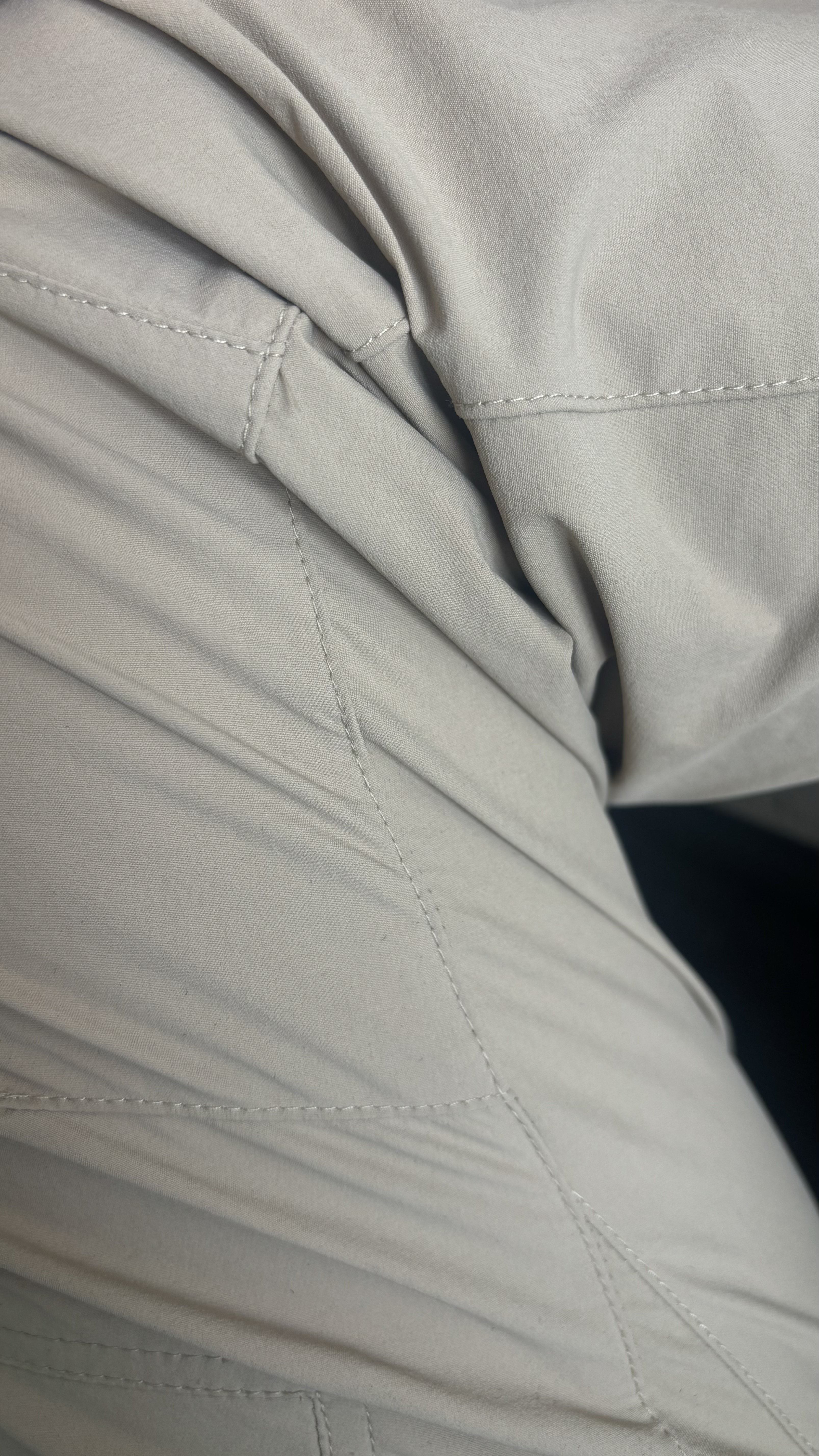 自由兵清影速干裤春夏户外防晒透气高弹耐磨运动徒步裤防晒防紫外UPF50+ 卡其色 L (130-145斤) 实拍图