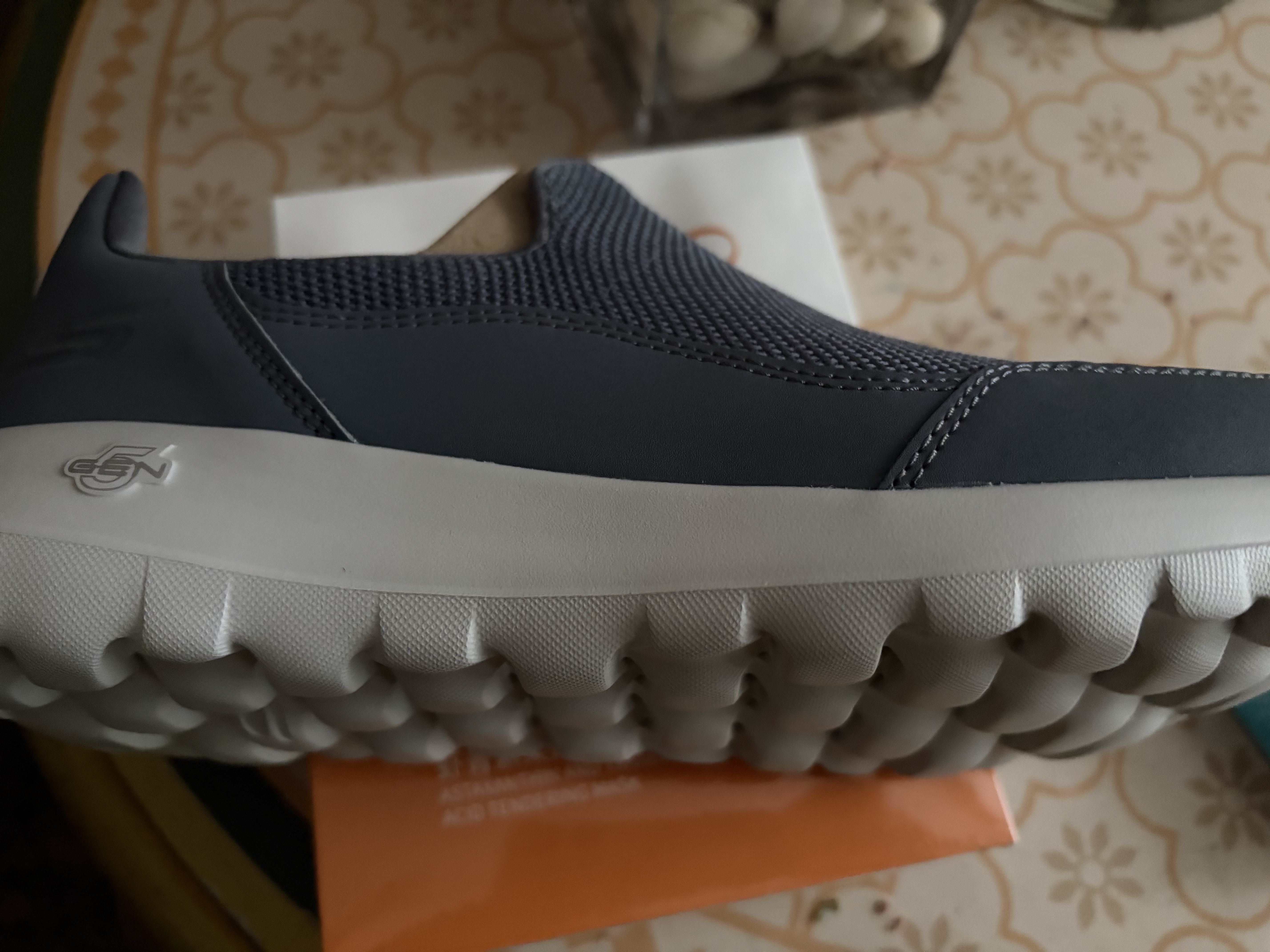 斯凯奇（Skechers）健步鞋男鞋秋冬季一脚蹬运动鞋休闲软底布鞋54626 实拍图