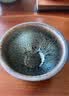 建缘天成 建盏茶杯油滴鹧鸪斑百花兔毫陶瓷杯原矿釉品茗杯精致小盏一口杯 1只银蓝滴小束口6.8x4.5 实拍图