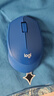 罗技（Logitech）M330 静音鼠标 无线鼠标 办公鼠标 右手鼠标 蓝色 带无线2.4G接收器 实拍图