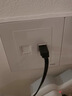 绿联六类网线 千兆网络宽带线 CAT6类家用电脑监控扁平网线 8芯双绞双接头成品跳线 10米 黑色50178 实拍图