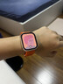 Apple/苹果 Watch S11 智能手表GPS款46毫米银色铝金属表壳雾紫色运动型表带S/M MEVW4CH/B情人节 实拍图