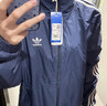 adidas宽松日常舒适运动夹克外套男女春季新款阿迪达斯官方三叶草   深靛蓝（推荐选大一码)   M 实拍图