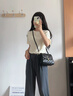 奥康女包牛皮2026新潮菱格链条包轻奢斜挎单肩包生日礼物送妈妈老婆 实拍图