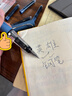 英雄（HERO） 钢笔 359B 明尖铱金男女学生初学练字三年级正姿签字（附加6支墨囊） EF尖 渐变深蓝 实拍图