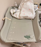 babycare尿布台多功能可折叠新生儿护理台抚触洗澡便携婴儿床-温特绿 实拍图