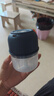 绞肉机小型打蒜器家用绞蒜切蒜器多功能辅食料理机电动蒜泥神器蒜蓉机自动切菜机压蒜器 宝蓝色- 0.26L （升级大电机） 实拍图