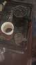 茶盘家用2025新款仿乌金石办公室小型茶台茶具沥水干泡台茶托盘 小号长韵茶盘39x26cm 实拍图