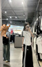adidas情侣休闲纯棉上衣圆领正肩短袖T恤男女夏季阿迪达斯轻运动   米白   XS 实拍图