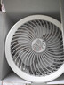 爱登（edon） 风扇e808悬浮挂壁空气循环扇无线桌面小风扇家用usb充电便携卫生间厕所厨房电风扇免打孔壁挂风扇 简约白【高配充电款】悬浮摇头+小夜灯 实拍图