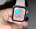 Apple/苹果 Watch S11 智能手表GPS款42毫米玫瑰金色铝金属表壳淡桃粉色运动型表带S/M MEUN4CH/B 实拍图