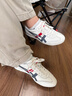Onitsuka Tiger鬼塚虎男女鞋运动休闲鞋 时尚百搭女鞋MACHU RACER 1183B770 米色 36 实拍图