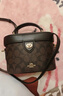 蔻驰（COACH）【品牌直供】奢侈品女包KAY盒子包斜挎包棕CBQ35 生日礼物送女友 实拍图